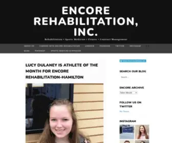 Encorerehab.blog(Encore Rehabilitation) Screenshot