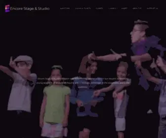 Encorestageva.org(Theatre By Kids) Screenshot