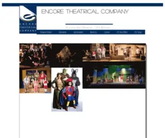 Encoretheatricalcompany.com(Encore Theatrical Company) Screenshot