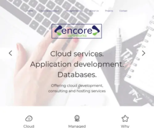 Encorewebworks.com(Web site design & development) Screenshot