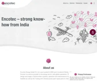 Encotecenergy.com(Encotec Energy (India)) Screenshot