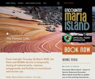 Encountermaria.com.au(Encounter Maria Island) Screenshot