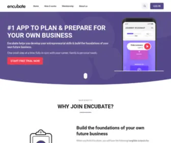 Encubate.me(Encubate) Screenshot