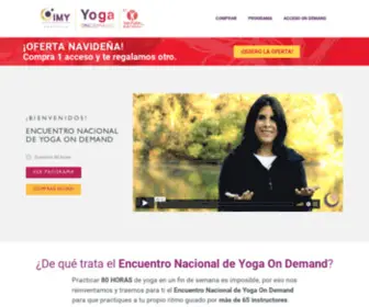 Encuentrodeyoga.com(Bienvenidos On Demand) Screenshot