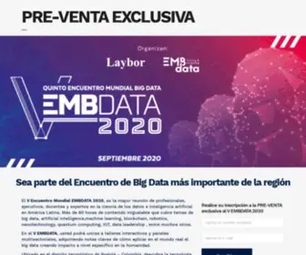 Encuentromundialbigdata.com(Encuentro Mundial de Big Data 2020) Screenshot