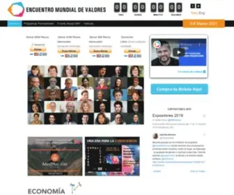 Encuentromundialdevalores.org(Encuentro Mundial de Valores) Screenshot