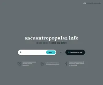 Encuentropopular.info(Encuentropopular info) Screenshot