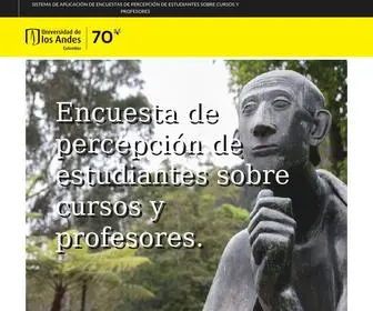 Encuestacursosuniandes.com(Inicio) Screenshot