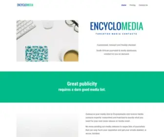 Encyclomedia.co.za(Targeted Media Databases) Screenshot