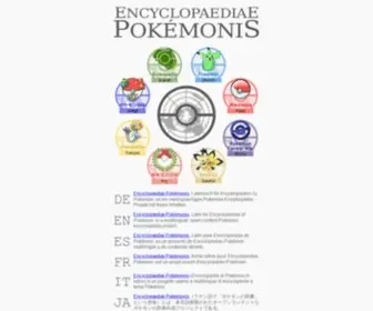 Encyclopaediae-Pokemonis.org(Encyclopædiæ) Screenshot