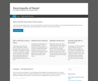 Encyclopediaofdaniel.com(Encyclopediaofdaniel) Screenshot