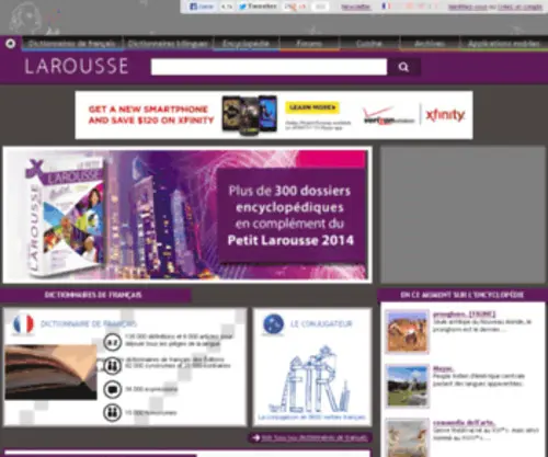Encyclopedie-Larousse.fr(Encyclopedie Larousse) Screenshot
