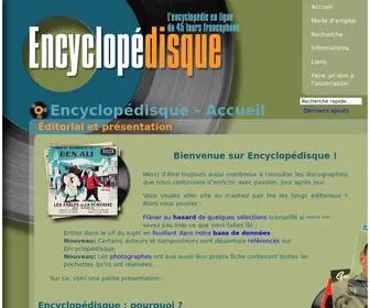 Encyclopedisque.fr(Encyclopédisque) Screenshot