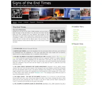 END-Times.info(Bible Prophecy End Times Signs Revealed) Screenshot