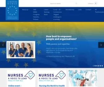 Enda-Europe.com(European Nurse Directors Association) Screenshot