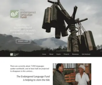 Endangeredlanguagefund.org(The Endangered Language Fund) Screenshot