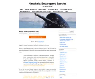 Endangerednarwhals.org(Narwhals) Screenshot