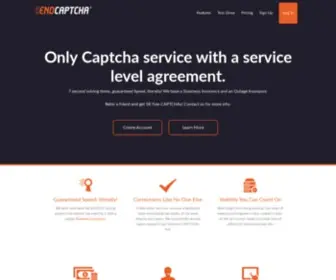 Endcaptcha.com(Premium Captcha Service) Screenshot