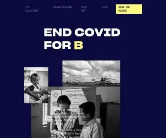 Endcovidforall.com(End COVID For All) Screenshot
