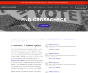 Endcrosscheck.com(Endcrosscheck) Screenshot