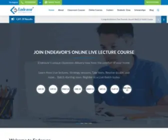 Endeavorcareers.com(India's Premier Coaching Institute) Screenshot
