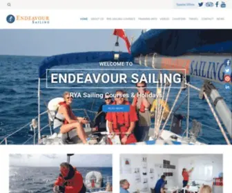 Endeavour-Sailing.co.uk(RYA Sailing Courses & Sailing Holiday Charters) Screenshot