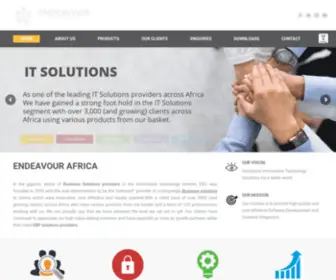 Endeavourafrica.com(IT Solutions) Screenshot