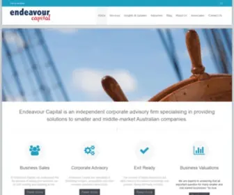 Endeavourcapital.com.au(Sydney Mid Market Corporate Advisers and Business Brokers) Screenshot