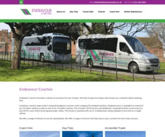 Endeavourcoaches.co.uk(Endeavour Coaches Ltd) Screenshot