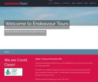 Endeavourtours.com.au(South Australia's best tour company dedicated to seniors) Screenshot