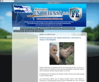 Endefensadelafe.org(En Defensa de la Fe) Screenshot