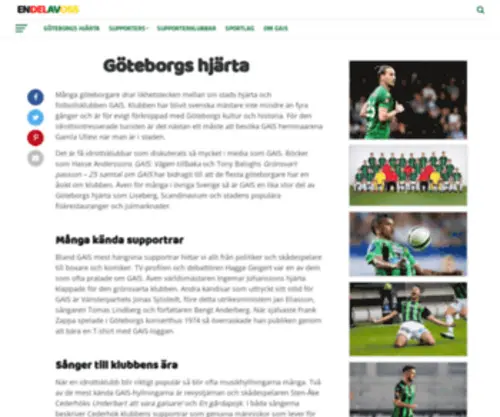 Endelavoss.se(Göteborgs hjärta) Screenshot