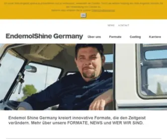 Endemol.de(Endemol Deutschland) Screenshot