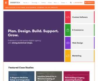 Endertech.com(Software Development Company) Screenshot