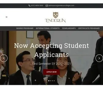 Enderuncolleges.com(Enderun Colleges) Screenshot