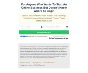 Endfinancialstressnow.com(The Challenge Enrollment Page) Screenshot