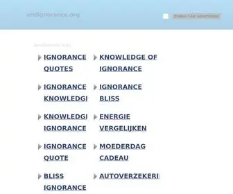 Endignorance.org(Endignorance) Screenshot