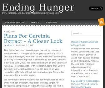 Endinghunger.org(Ending Hunger) Screenshot