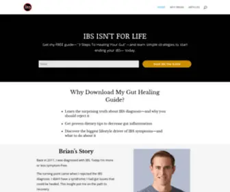 Endingibs.com(Ending IBS) Screenshot