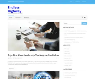 Endless-Highway.info(About business topics and issues) Screenshot