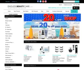 Endlessbeautycare.com(The Best in Beauty & SkinCare) Screenshot