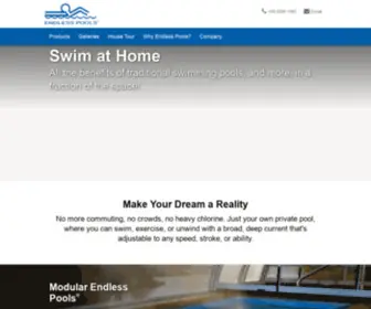 Endlesspools.com.sg(Endless Pools Swimming Machines) Screenshot