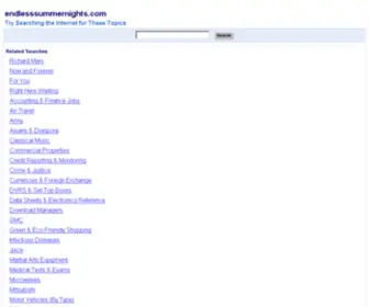 Endlesssummernights.com(Endlesssummernights) Screenshot
