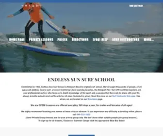 Endlesssunsurf.com(Surf School) Screenshot