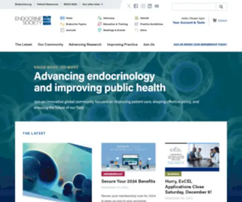 Endo-Society.org(The Endocrine Society) Screenshot