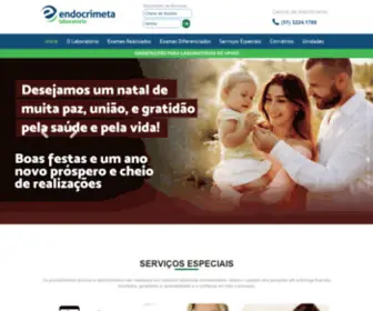 Endocrimeta.com.br(Laboratório) Screenshot