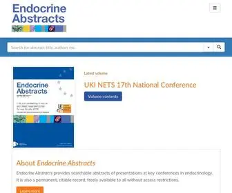Endocrine-Abstracts.org(Endocrine Abstracts) Screenshot
