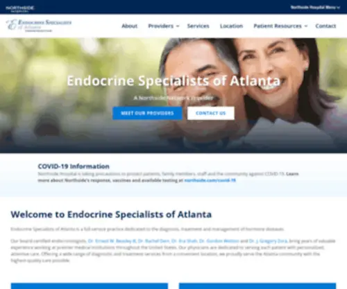 Endocrineatlanta.com(Endocrine Specialists of Atlanta) Screenshot