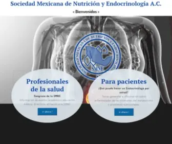Endocrinologia.org.mx(Sociedad) Screenshot