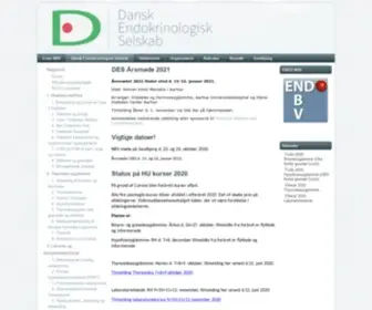 Endocrinology.dk(Dansk Endokrinologisk Selskab) Screenshot